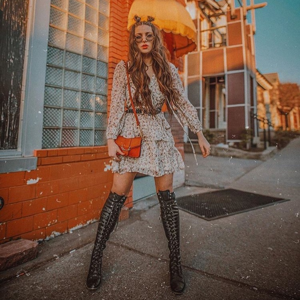 MVN floral boho dress